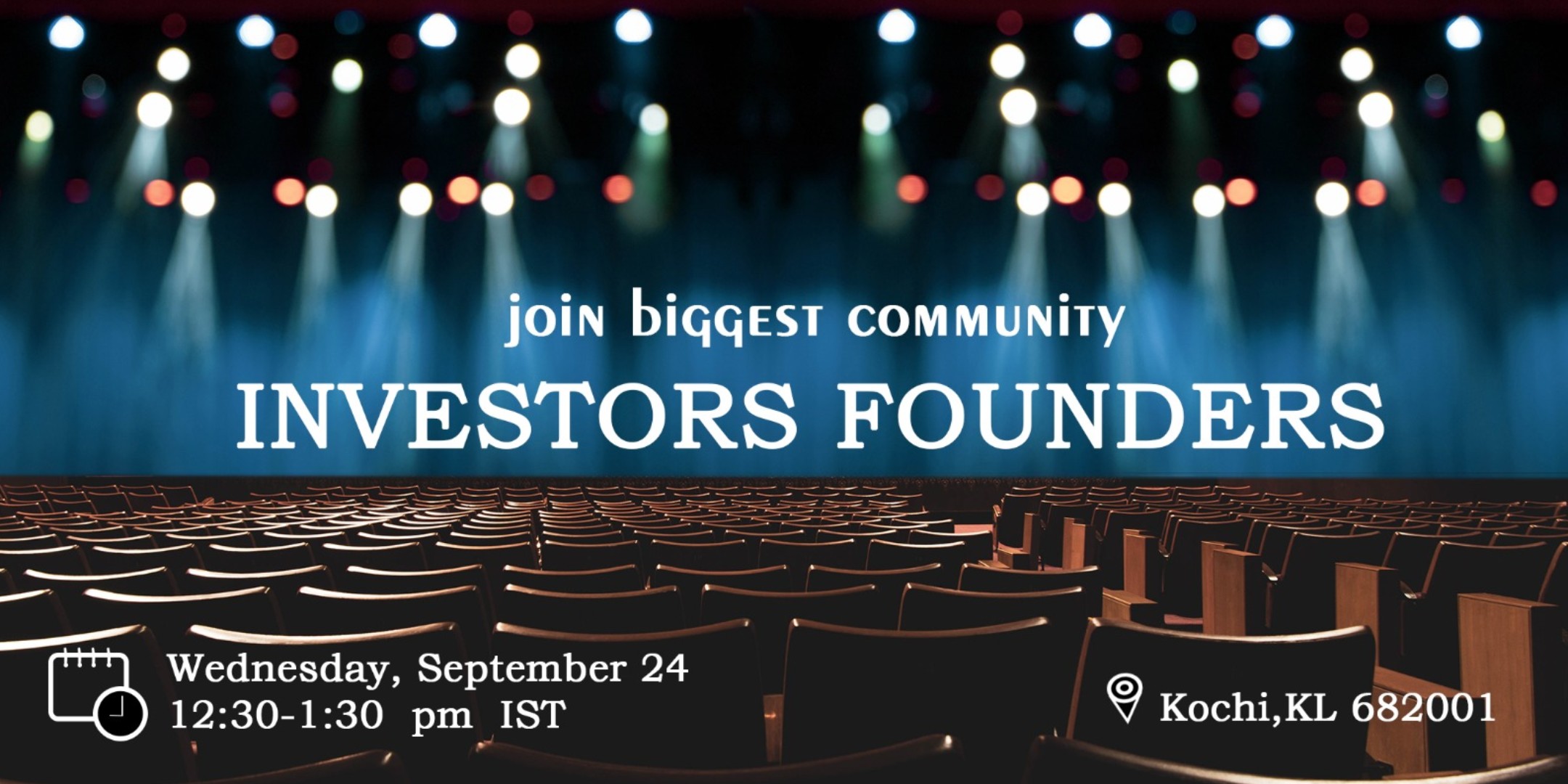 Join Biggest Community | Investors Founders | Kochi